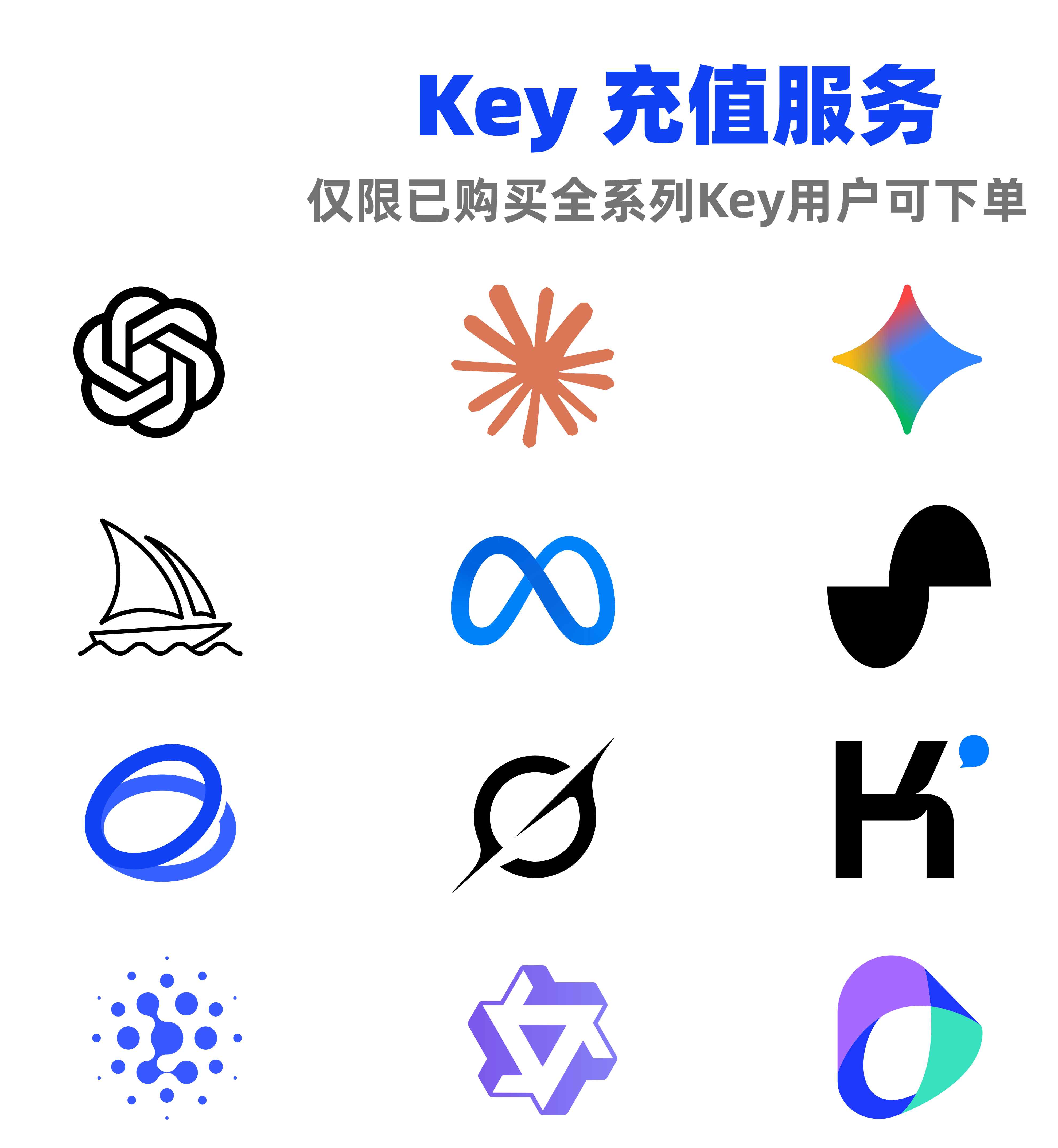 【全系列】Key额度充值链接 - 需要多少额度拍数量即可（无Key勿拍）